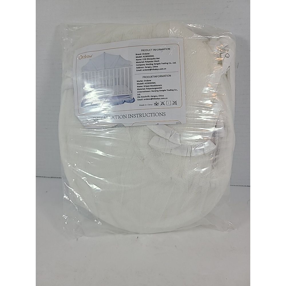 Orzbow Mosquito Net for Crib Full‎ Cover Safety Net